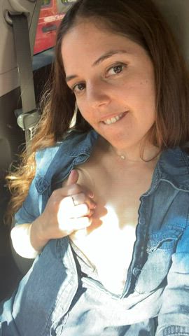 Wet and wild ride in the car