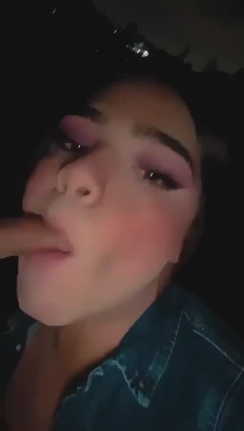 blowjob latina outdoor selfie little dick fast gif