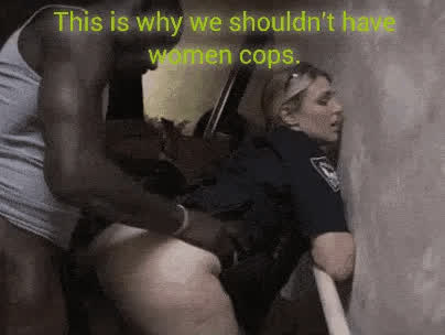 BBC Blonde Bubble Butt Caption Forced Interracial Role Play gif