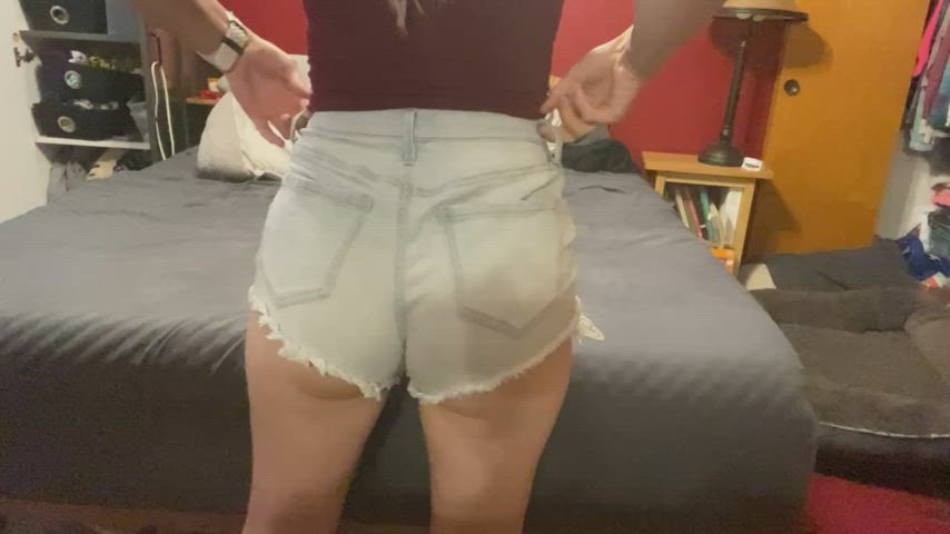 Ass Spread Jiggling Tease gif