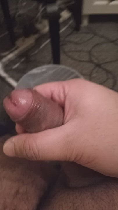 Sliding my foreskin over my wet pink head after shaving ?? (I'm going to clean my