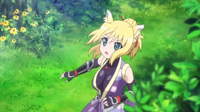 Dog Days Yukikaze Boob Montage (Anime Fanservice)