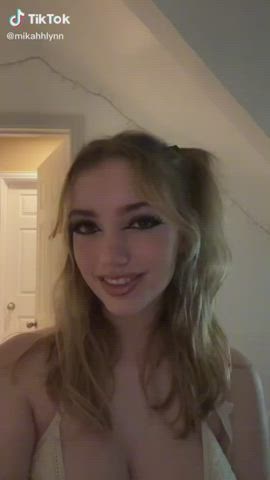 big tits blonde huge tits tits gif