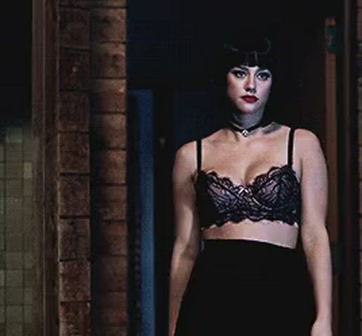 belly button lili reinhart underwear belly gif