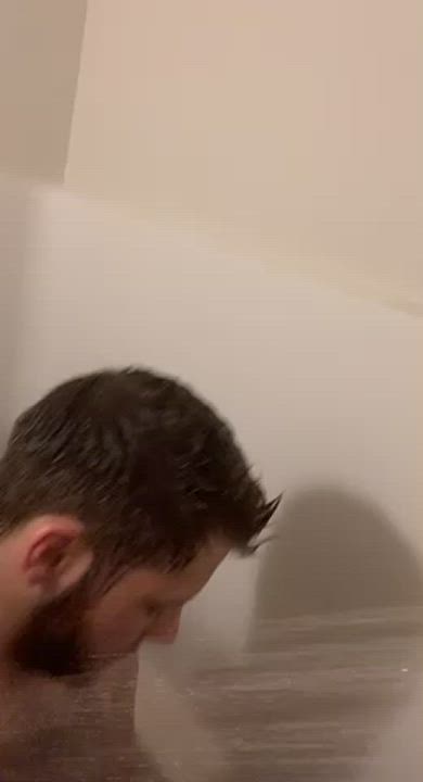 gay male masturbation shower gif