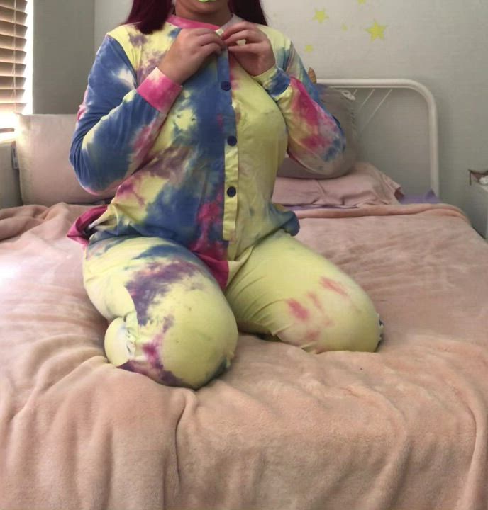 wearing big girl clothes under my onesie :3