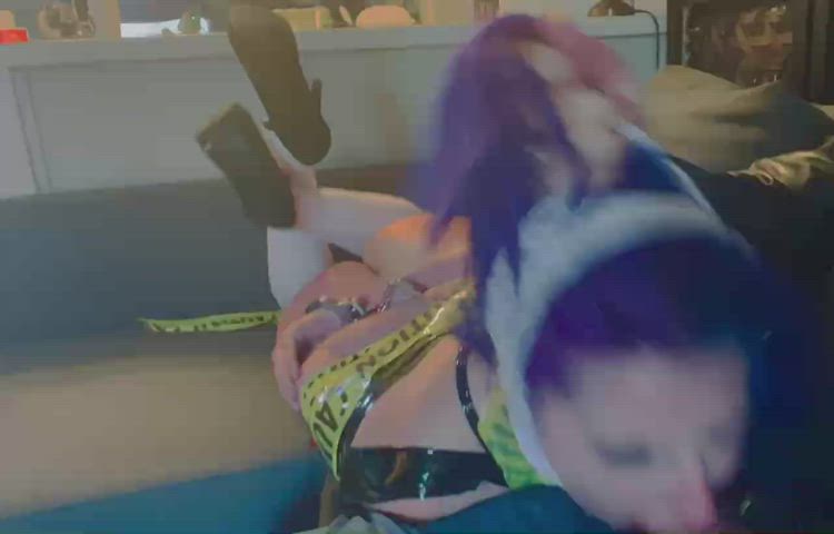 Tie her up and turn her into a fleshlight (Sound ON)