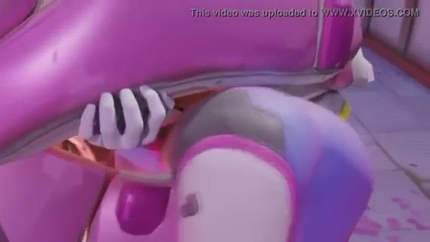 Overwatch D.va Gets Stuck Inside Her Mech 3D Hentai