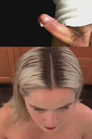 Kiki smirks at his offering