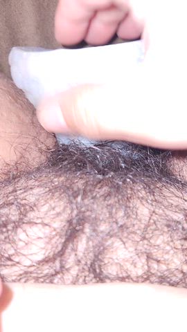bad dragon hairy pussy masturbating silicone-fantasy gif