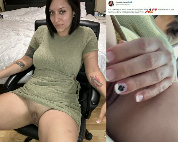 amateur bbc bull caption car hotwife interracial masturbating gif