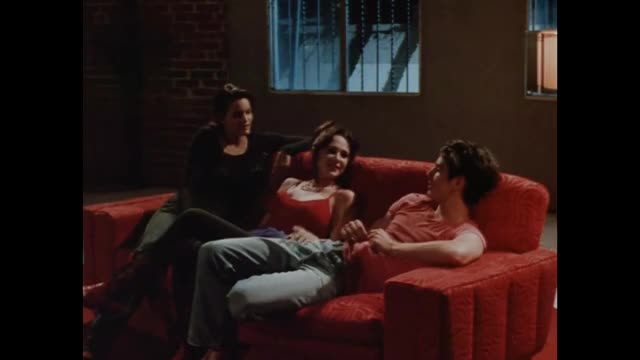 Charlie Spradling - Inside The Goldmine (1994) - caressing & making out w woman,