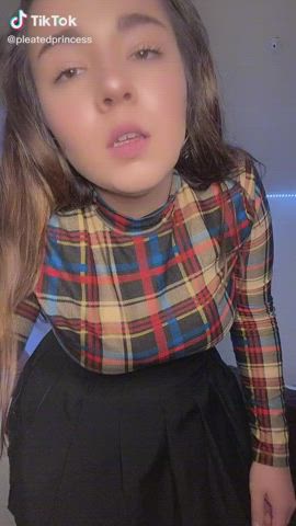 Skirt TikTok Tits gif