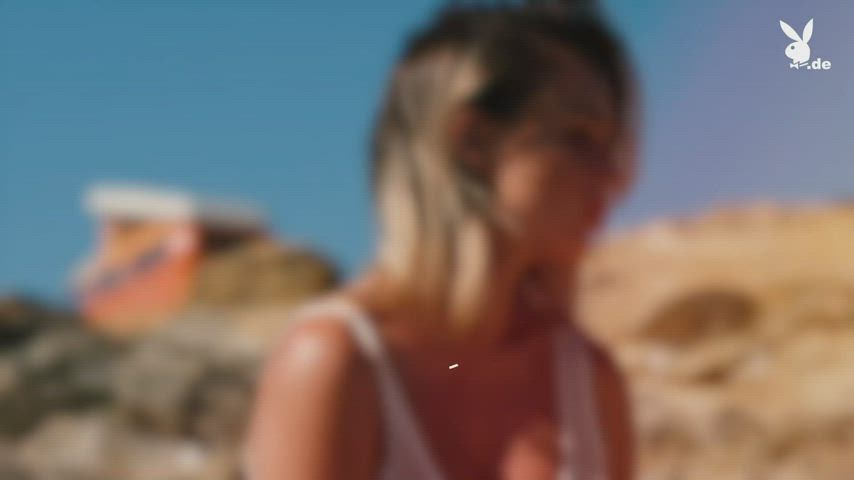 Big Tits Blonde Nude Nude Art gif