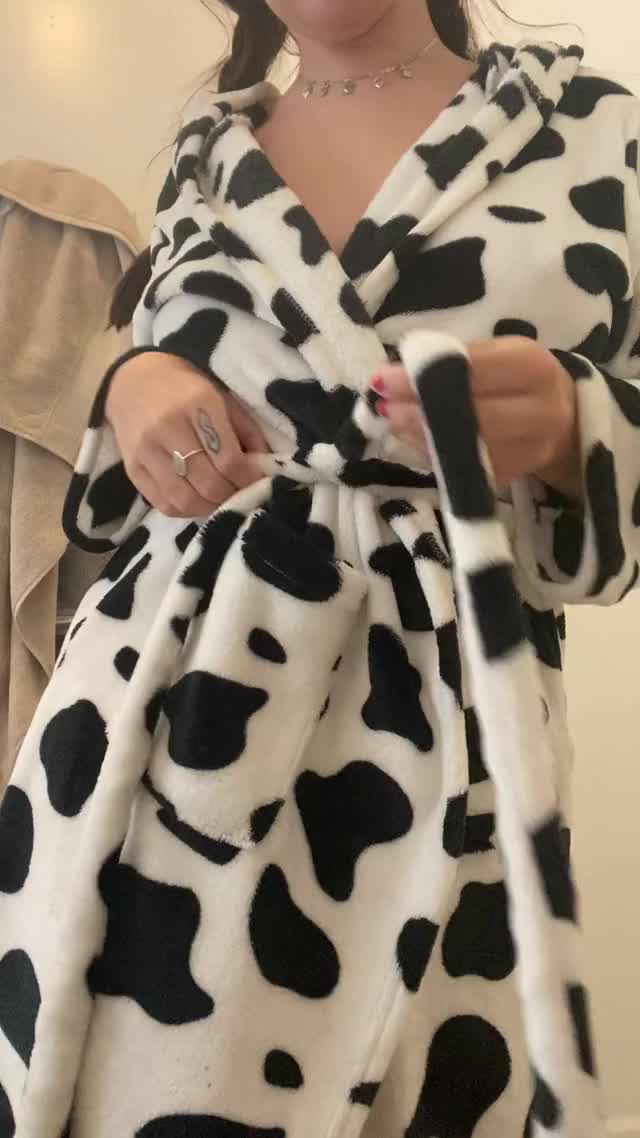 did you think id be this curvy under my cute little robe?