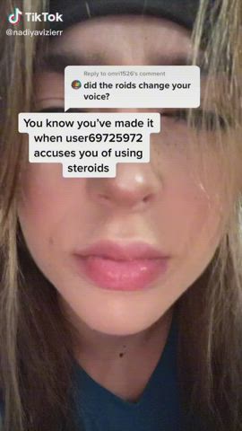 Fitness Muscular Girl TikTok gif