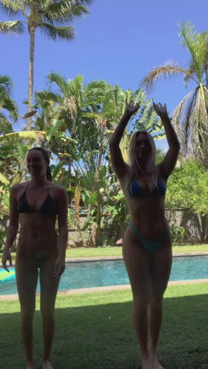 Dancing in Thong