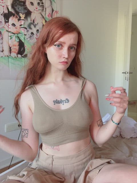 ass ass spread onlyfans small tits striptease tease teen white girl gif