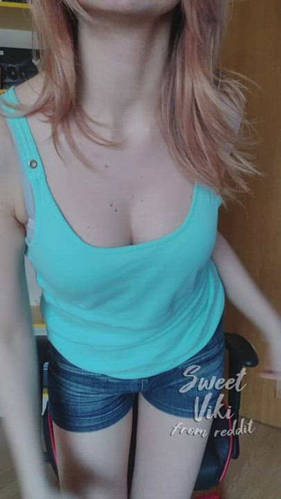 noticed a new hairstyle? probably boobs distract you ;) [oc]