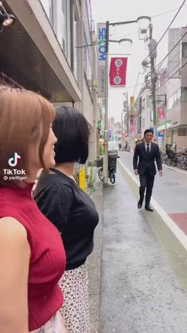 H-cup, video, with audio, japanese, tiktok, yaritiger, real, reality, business suit