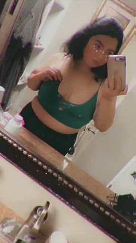 BBW Boobs Chubby Flashing Tits gif