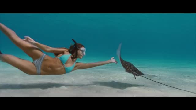 jessica alba into the blue