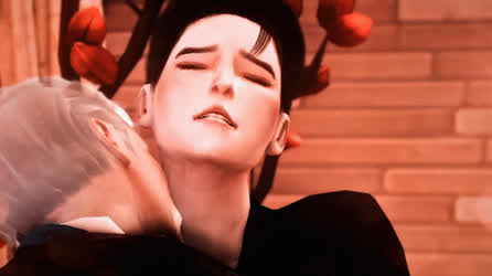 Animation Clothed Gay Kissing gif