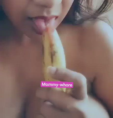 Wat if it wasn't a banana,but you?! Oh I so wish!