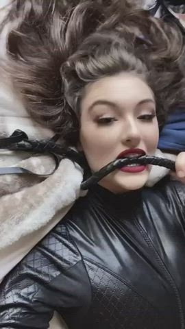 Rachel loves the whip