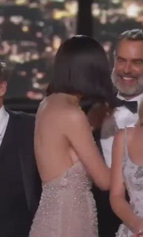 alexandra daddario braless natural tits sideboob tits gif