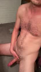 Big Dick Cockslap Solo gif