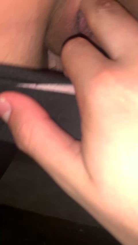 babe girlfriend homemade pussy teen gif