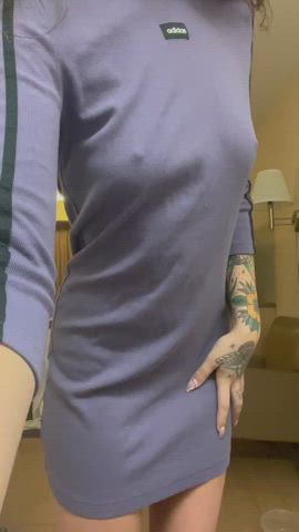 I don’t like wearing anything under my dresses
