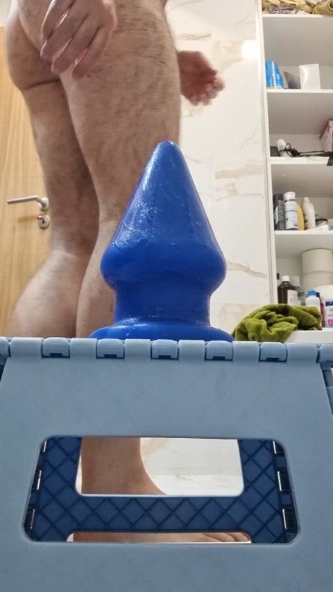 anal balls butt plug buttplug chastity gape prolapse rosebud prolapses gif