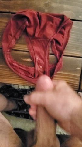 Soaked my wife's panties