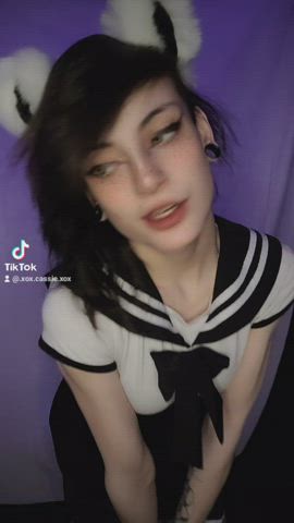 Bisexual Cute Girlfriend Glasses Kawaii Girl Teen Wife gif