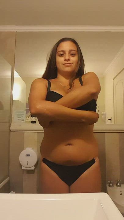 Cute BUSTY High Profile Indian American Babe In horny mood Teasing/Giving Her BF