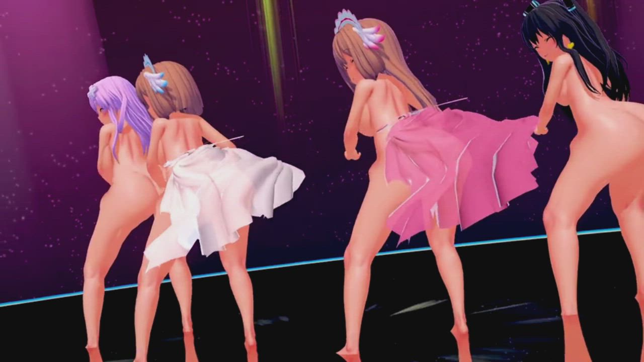 3D Animation Bubble Butt Jiggling gif