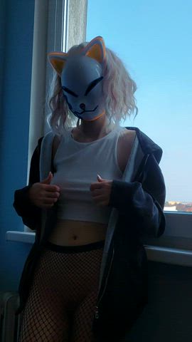 amateur blonde boobs cute natural tits onlyfans petite teen tits legal-teens gif
