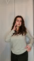 (18)if you like how i undress i will fuck myself anal?(f)