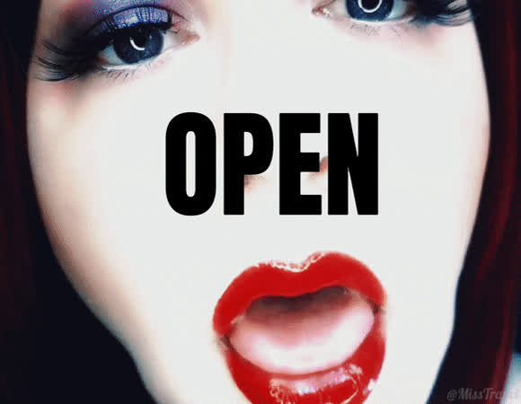 domme hypno hypnosis lipstick sissy gif
