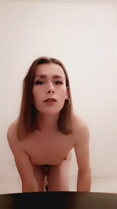 Here's a little tease I had Emma do last night before her mandatory masturbation