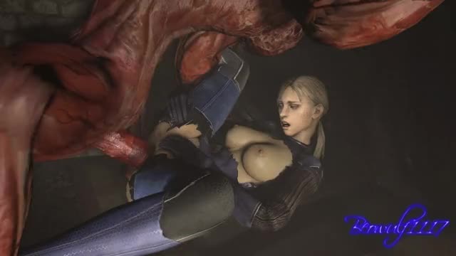 Jill Valentine and Licker