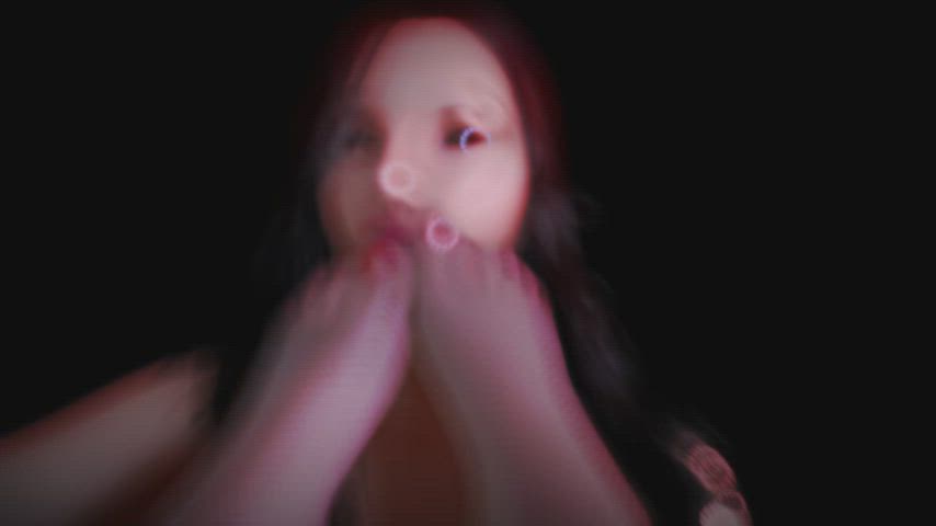 animation boobs feet feet fetish feet sucking fishnet futanari stockings gif
