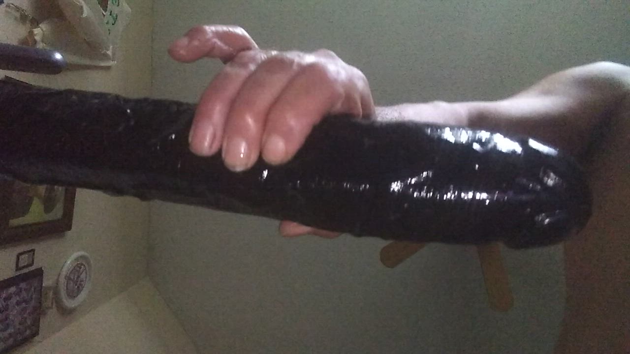 Anal Play Dildo Solo gif