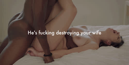 BBC Cheating Cuckold Wife gif
