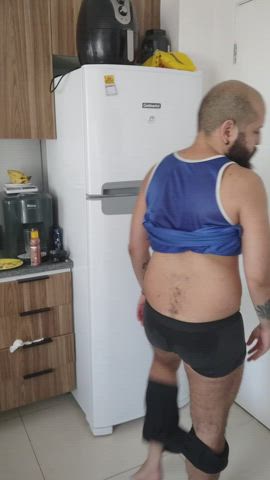 My ass got so sweaty after gym today