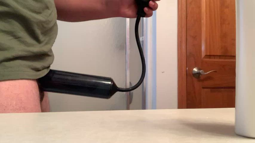 big dick penis pump teen gif
