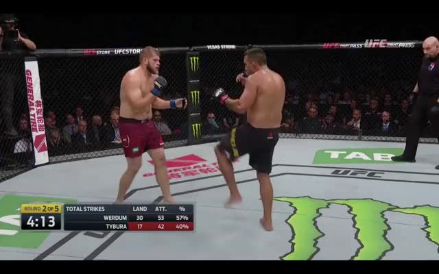 Werdum |Tybura| Eye fake knee