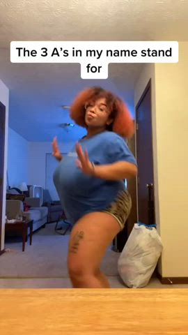 amateur big tits boobs busty cute ebony huge tits natural tits tits gif